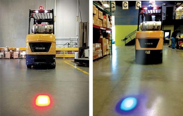 Forklift with Spot Light